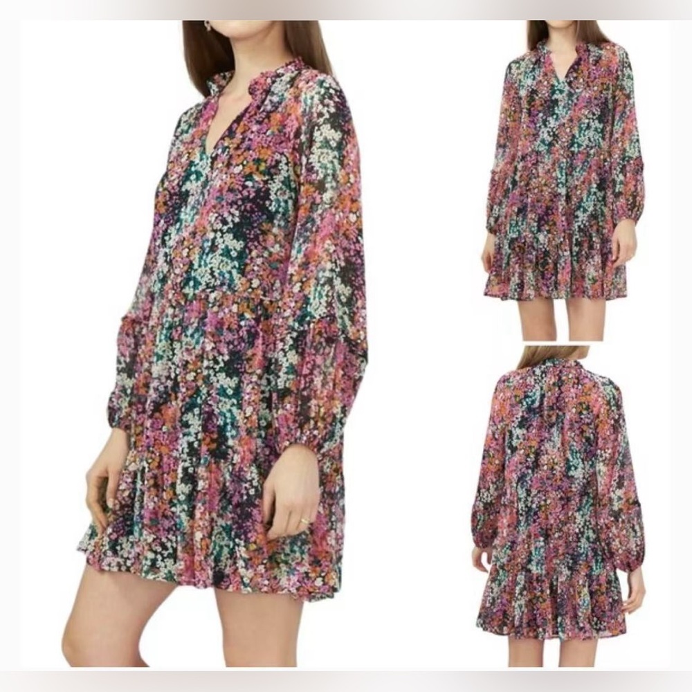 Vince Camuto Floral Mini Dress - Multicolor